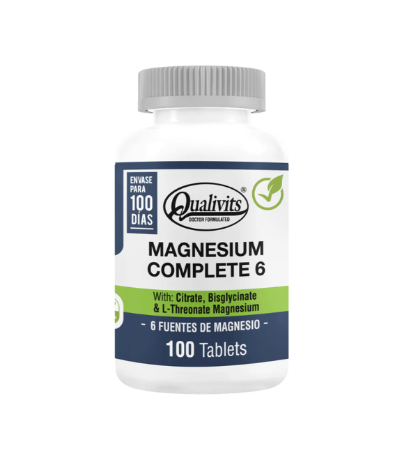 Magnesio Complete 6 - 100 tabletas - Qualivits